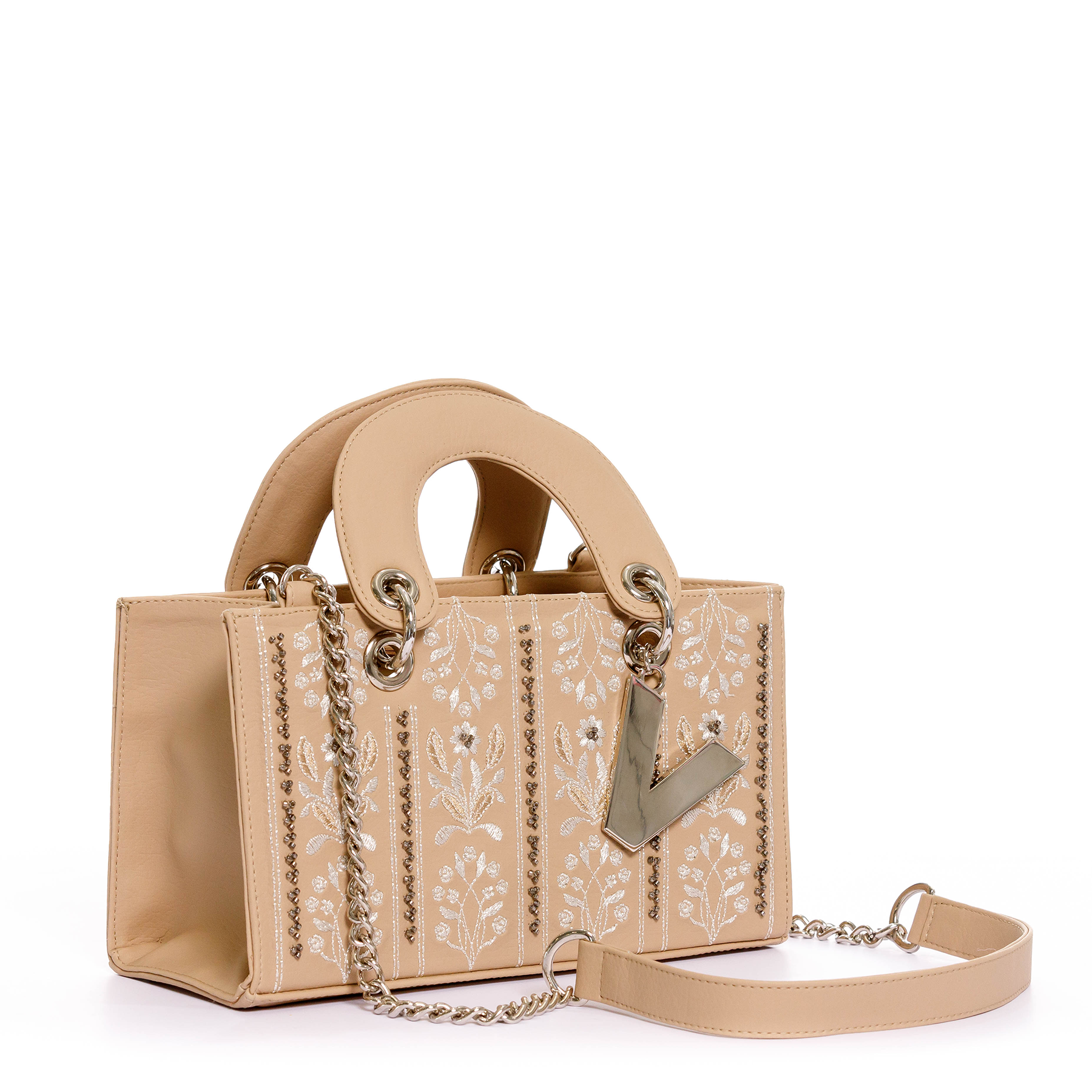 MINI ESPAÑA BEIGE WOMEN'S WALLET WITH CHAIN STRAP